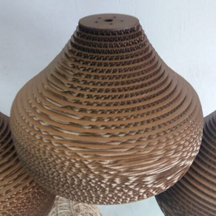 Modern Fashion Creative Corrugated Paper Chandelier Lamp