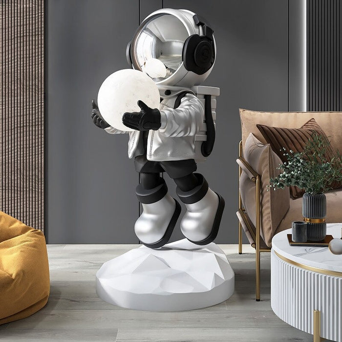 Space Astronaut Sculpture Model Large Furnishings Floor Lamp
