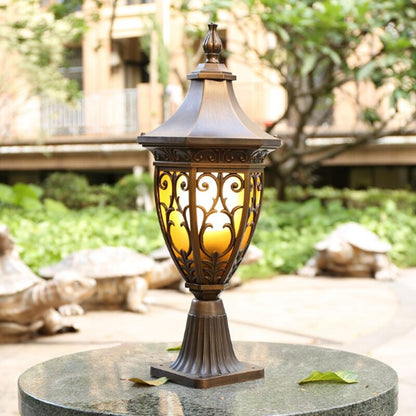 European Outdoor Waterproof Anti-rust Wall Post Light