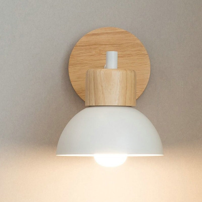 Modern LED Wood Creative Lighting Fixture Wall Lamp
