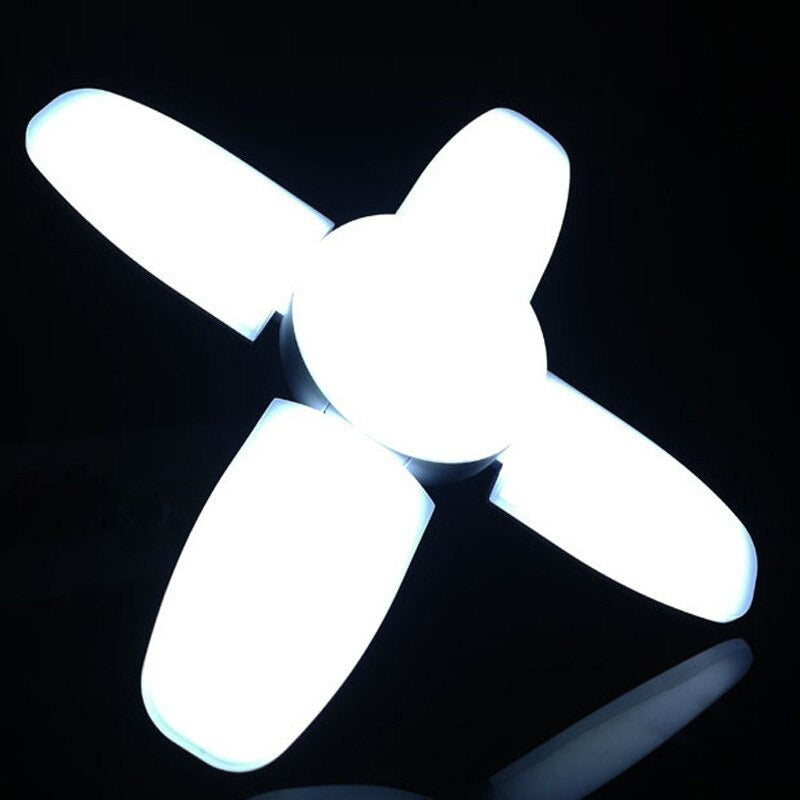 E27 LED Bulb Fan 4 Blade Ceiling Lamp