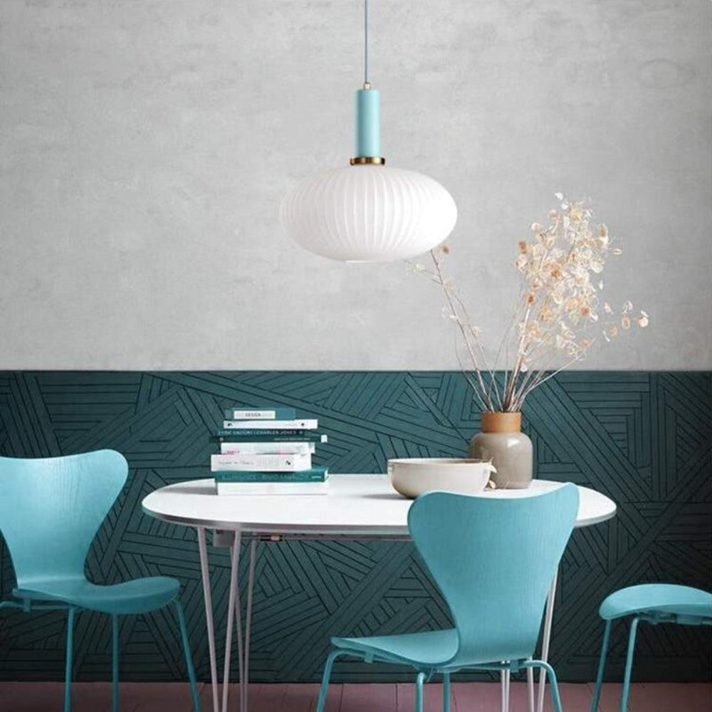 Nordic Dining Room Glass Single Pendant Hanging Lamp