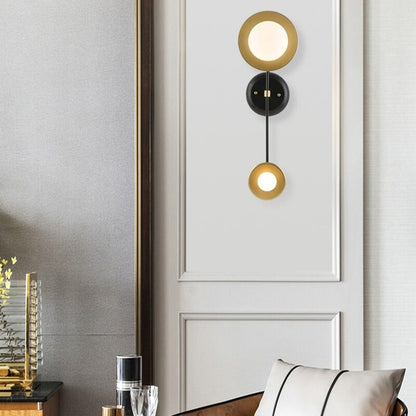 Modern Balck Golden Wall Lamp Fixture