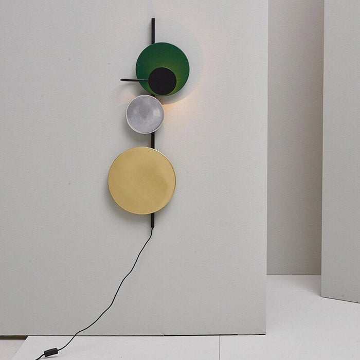 Nordic Modern Planet Design Round Wall Lamp
