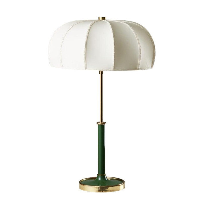 Classic Emerald Metal Table Lamp