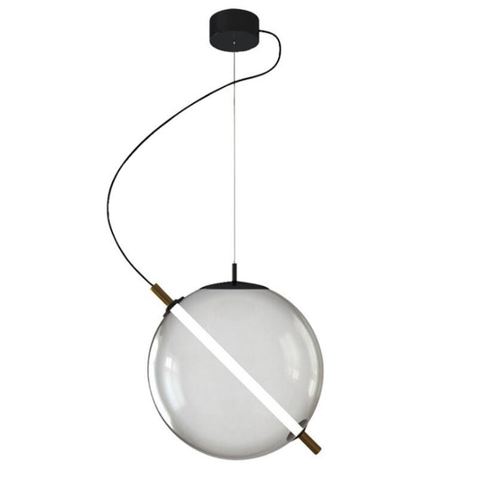 Modern Simple Clear Glass Ball Pendant Light