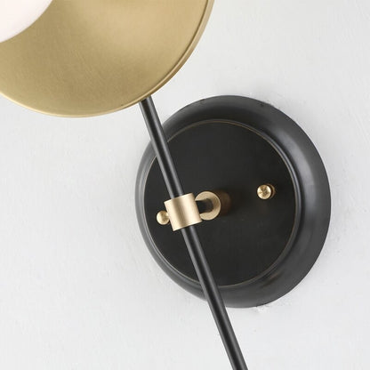 Modern Balck Golden Wall Lamp Fixture