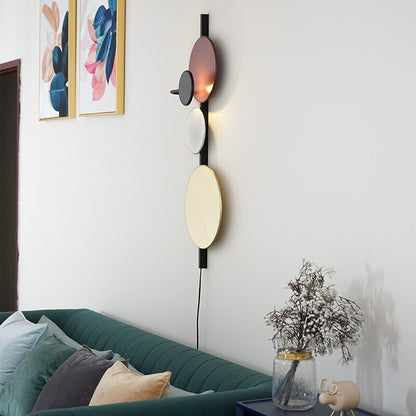 Nordic Modern Planet Design Round Wall Lamp