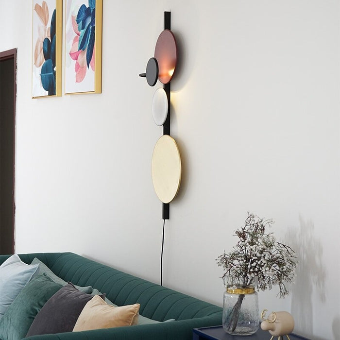 Nordic Modern Planet Design Round Wall Lamp
