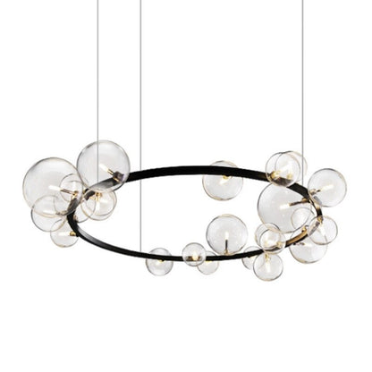 Magic Bean Transparent Glass Ball Bubble Chandelier