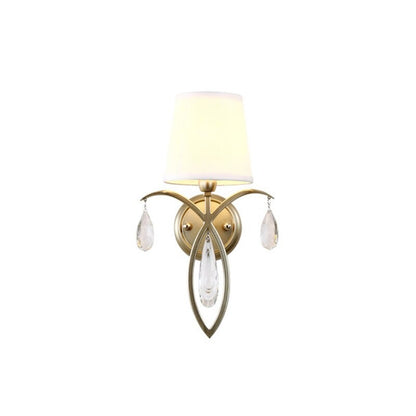 Golden Crystal Iron Luxury Light Wall Lamp