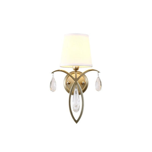 Golden Crystal Iron Luxury Light Wall Lamp