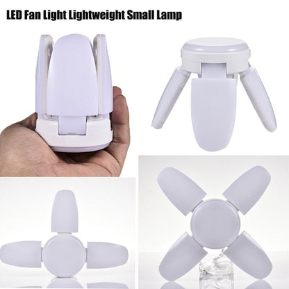 E27 LED Bulb Fan 4 Blade Ceiling Lamp