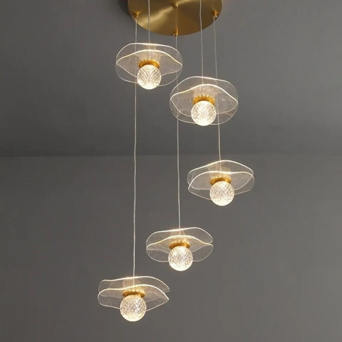 Modern Crystal Acrylic Ball LED Pendant Lamp