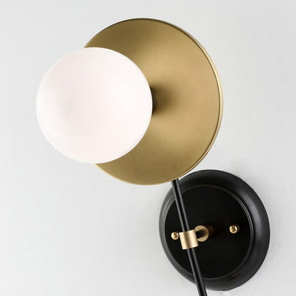 Modern Balck Golden Wall Lamp Fixture