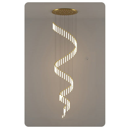 Modern Acrylic Golden Pendant Lamp