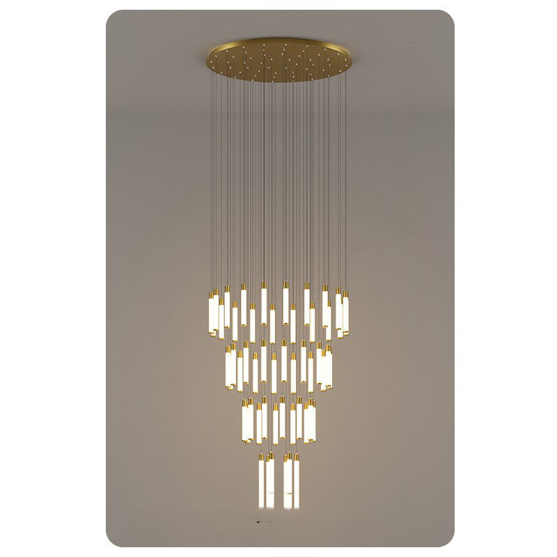 Modern Acrylic Golden Pendant Lamp