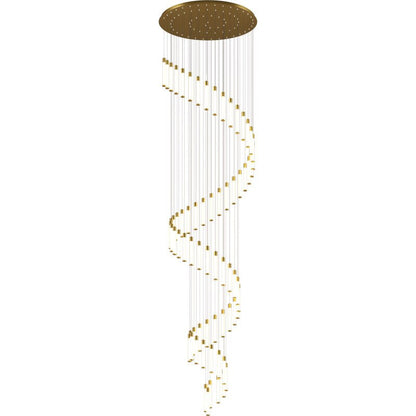 Modern Acrylic Golden Pendant Lamp