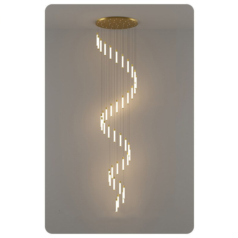 Modern Acrylic Golden Pendant Lamp