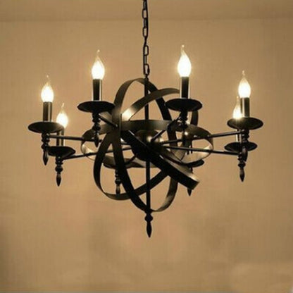 Retro Loft Candle Bar Ceiling Light Fixture