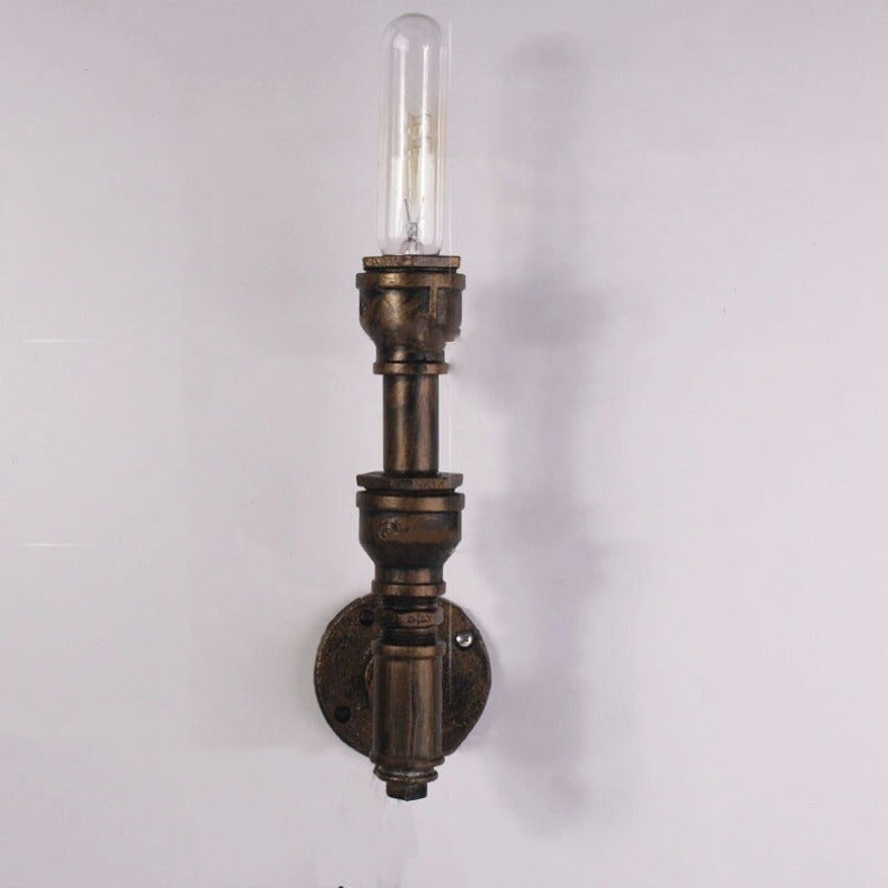 Vintage Industrial Water Pipe Wall Lamp