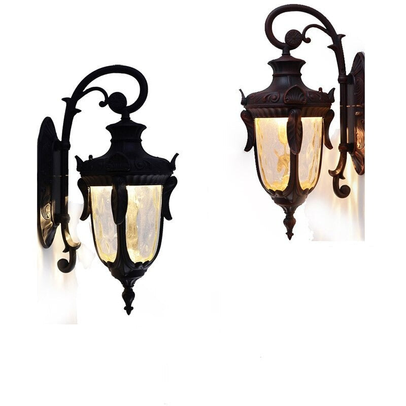 European Vintage Outdoor Waterproof Wall Lights