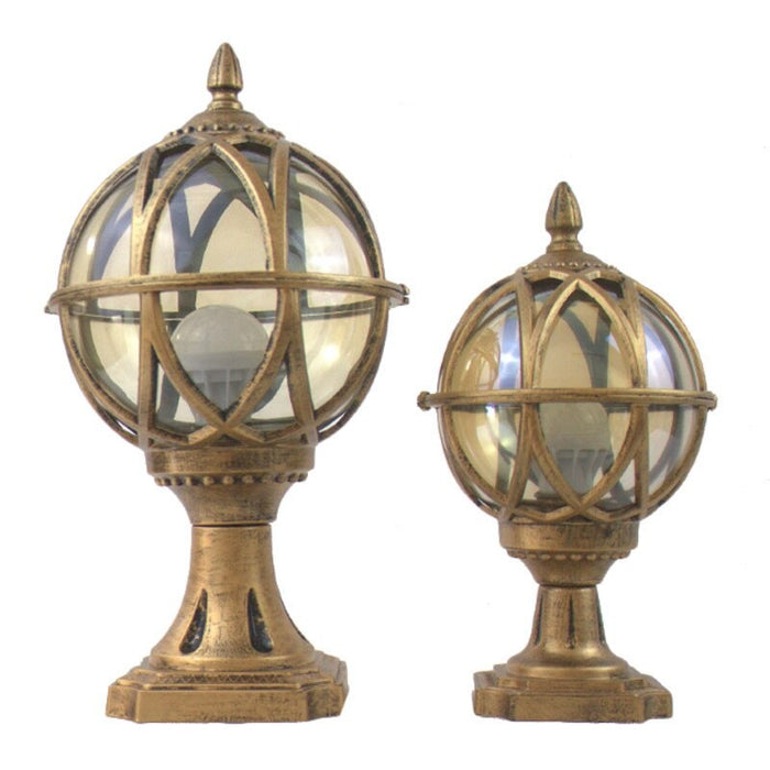 European Patio Glass Ball Led Lamp