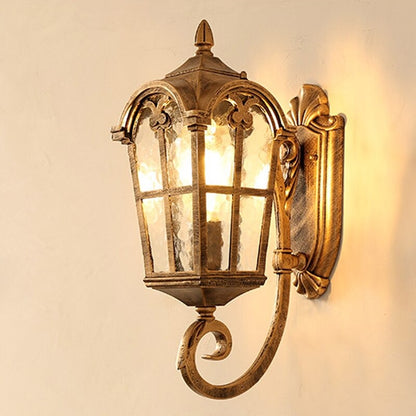 European Retro Waterproof Outdoor Wall Light