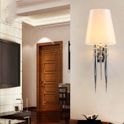 Fabric Modern Lampshade Wall Lamp