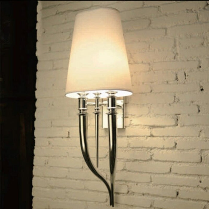 Fabric Modern Lampshade Wall Lamp