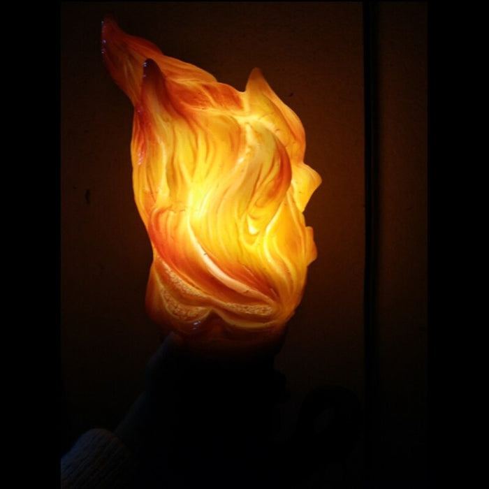 Modern Resin Flame Torch Creative LED Wall Lamp