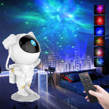 Astronaut Galaxy Star Projector Night Light For Home