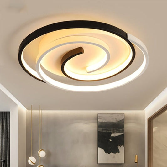 Geometric Spiral Modern LED Light