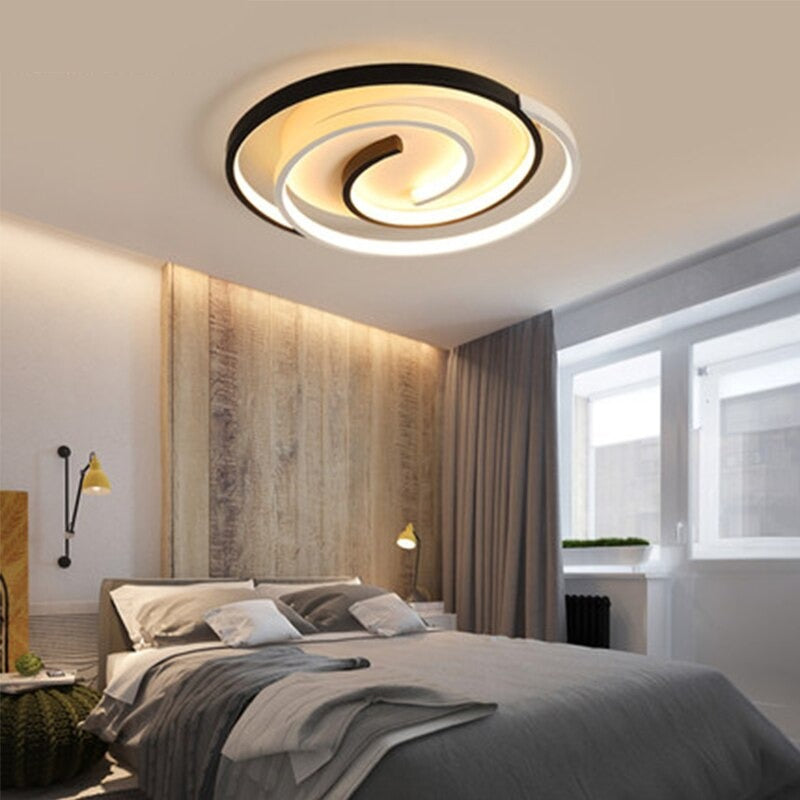 Geometric Spiral Modern LED Light