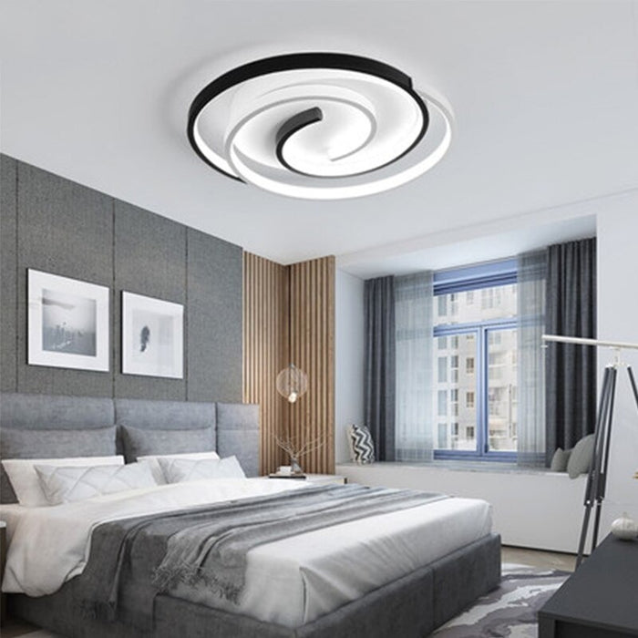 Geometric Spiral Modern LED Light