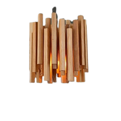 Luxury Novelty Wood LED Chandelier Pendant Lamp