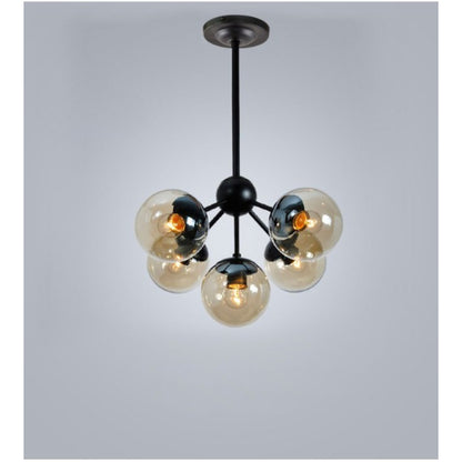 Industrial Black Magic Bean LED Chandelier