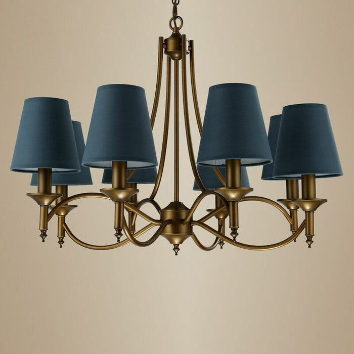 Industrial Style 8 Lights Chandelier Lamp