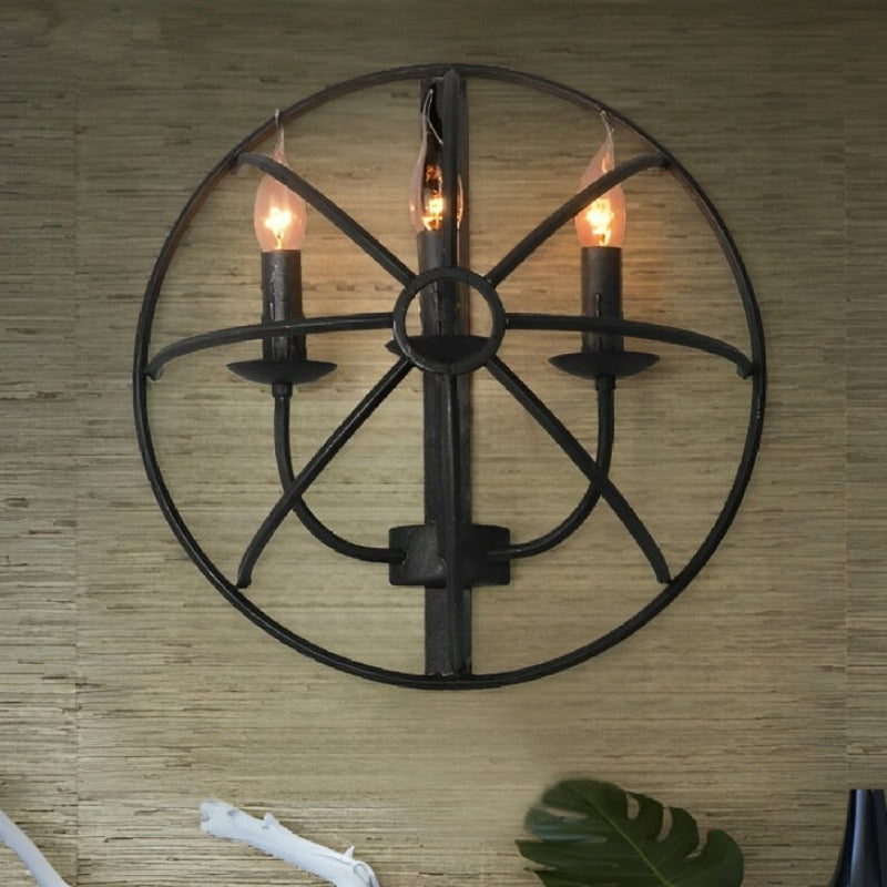 Vintage Candle Style Wall Lamp