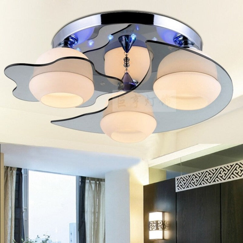 LED Moon And Stars Children's Bedroom Ceiling Lamp