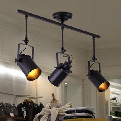 Loft Industrial Retro Spotlights Ceiling Light