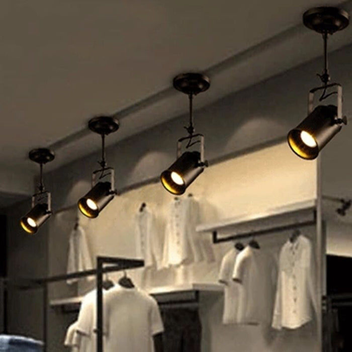 Loft Industrial Retro Spotlights Ceiling Light