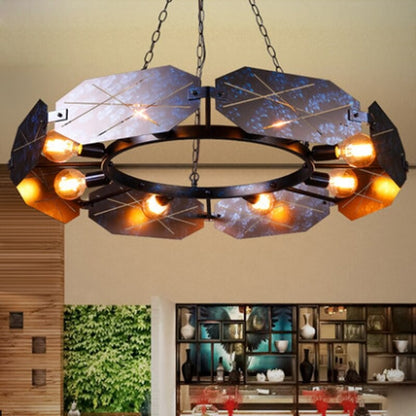 Loft Retro Industrial Wrought Iron Pendant Lamp