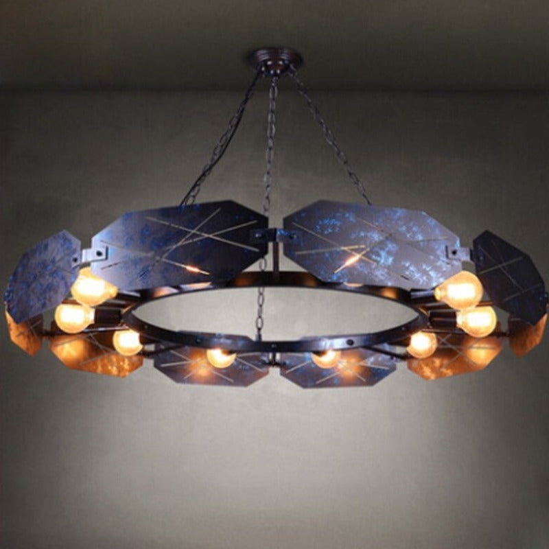 Loft Retro Industrial Wrought Iron Pendant Lamp