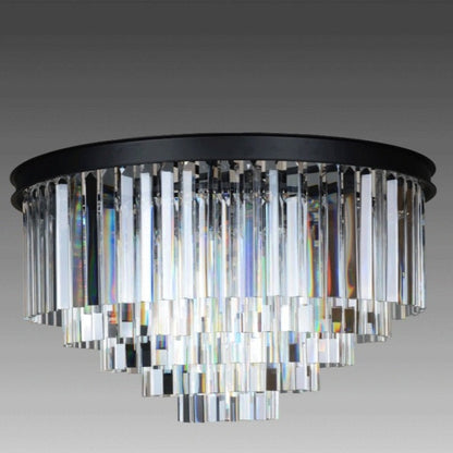 Nordic American Crystal Strip Chandelier Light