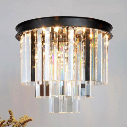 Nordic American Crystal Strip Chandelier Light