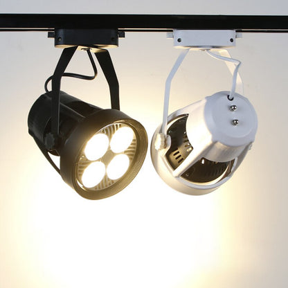 Black And White Aluminum LED Spotlight Track Light