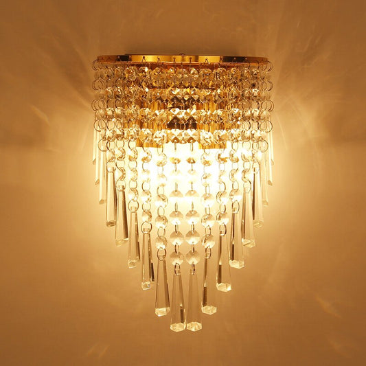 Luminous Modern Creative Crystal E14 LED Wall Lamps Home Deco