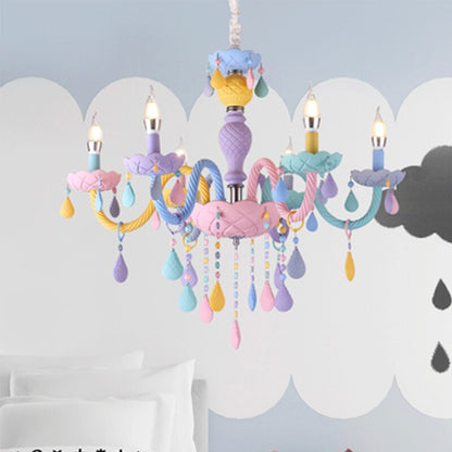 American LED E14 Lights Princess Makaron Kid Lamps