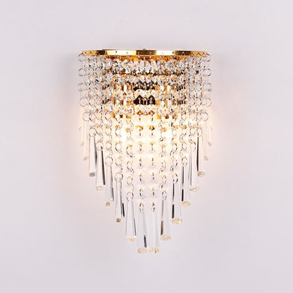 Luminous Modern Creative Crystal E14 LED Wall Lamps Home Deco